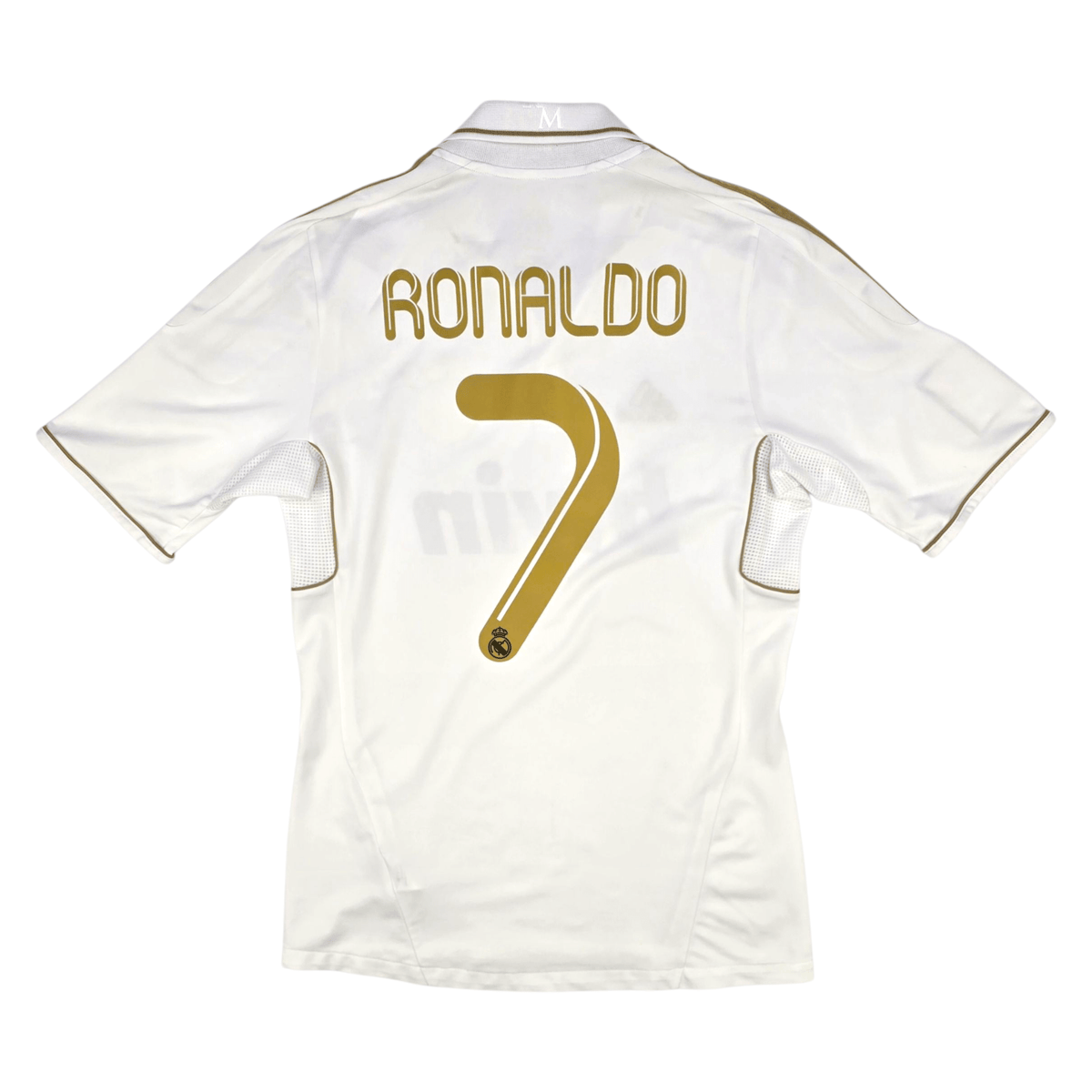 2011/12 Real Madrid Home Football Shirt (S) Adidas 7 Ronaldo - Football Finery - FF302461