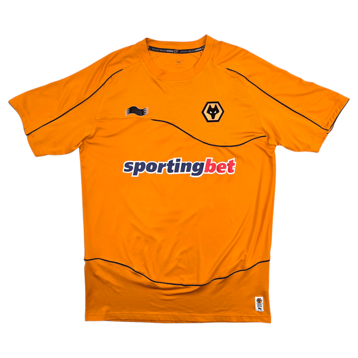 2011/12 Wolverhampton Wanderers Home Football Shirt (XL) Burrda 17 Jarvis - Football Finery - FF303529