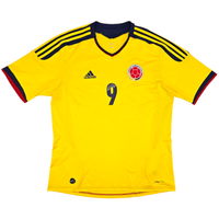 2011/13 Colombia Home Football Shirt (L) Adidas 9 Falcao - Football Finery - FF302862