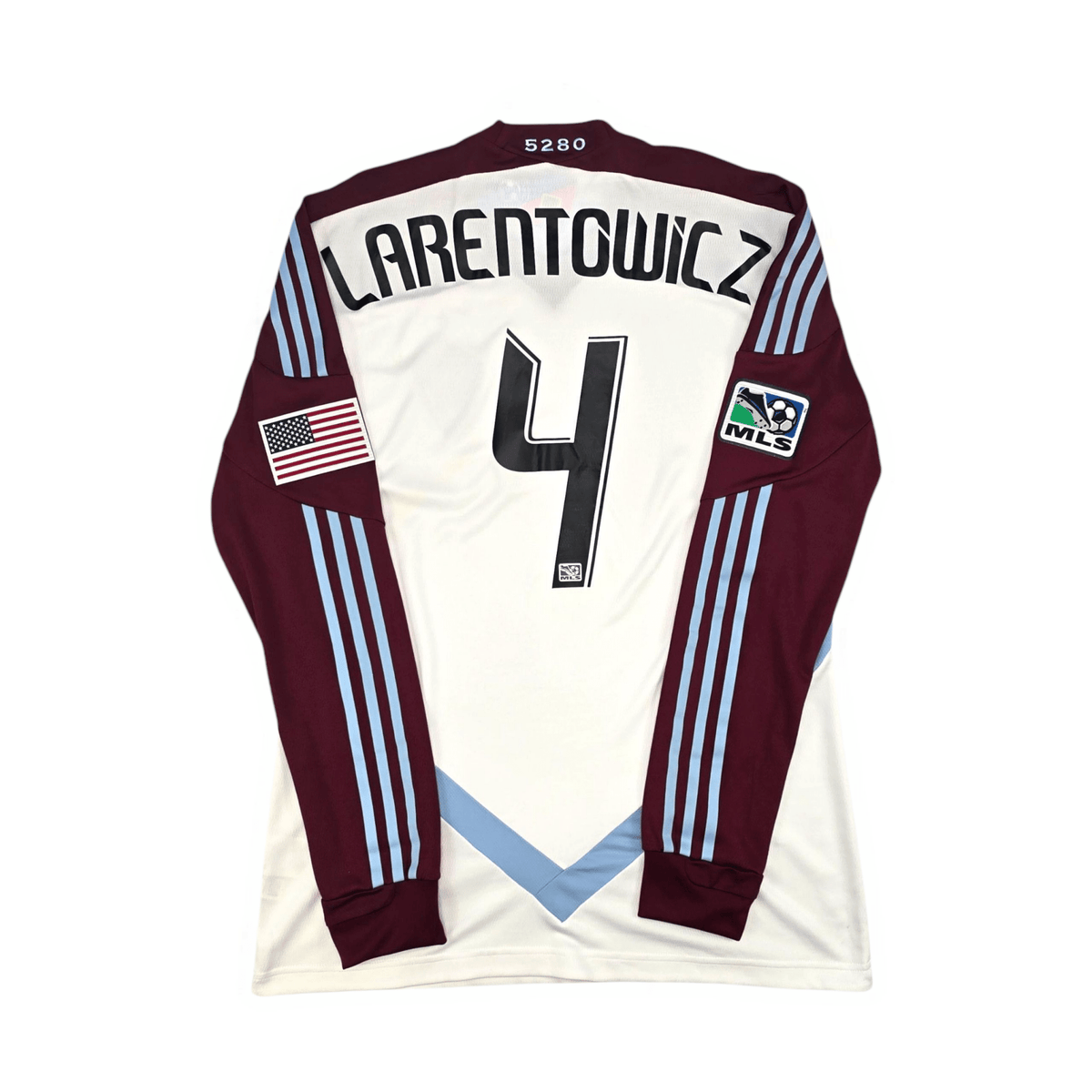 2011/13 Colorado Rapids Away Football Shirt (L) Adidas 4 Larentowicz - Football Finery - FF301796
