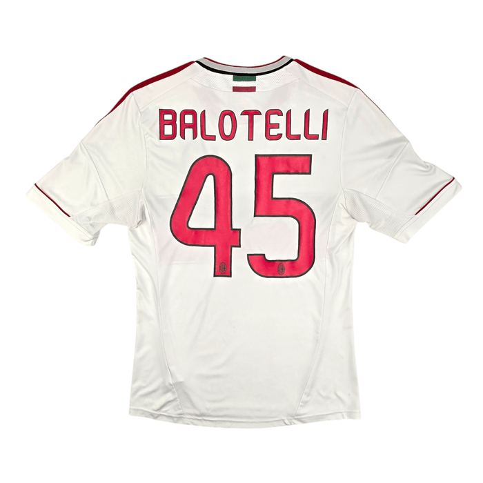 2012/13 AC Milan Away Football Shirt (M) Adidas #45 Balotelli - Football Finery - FF204500