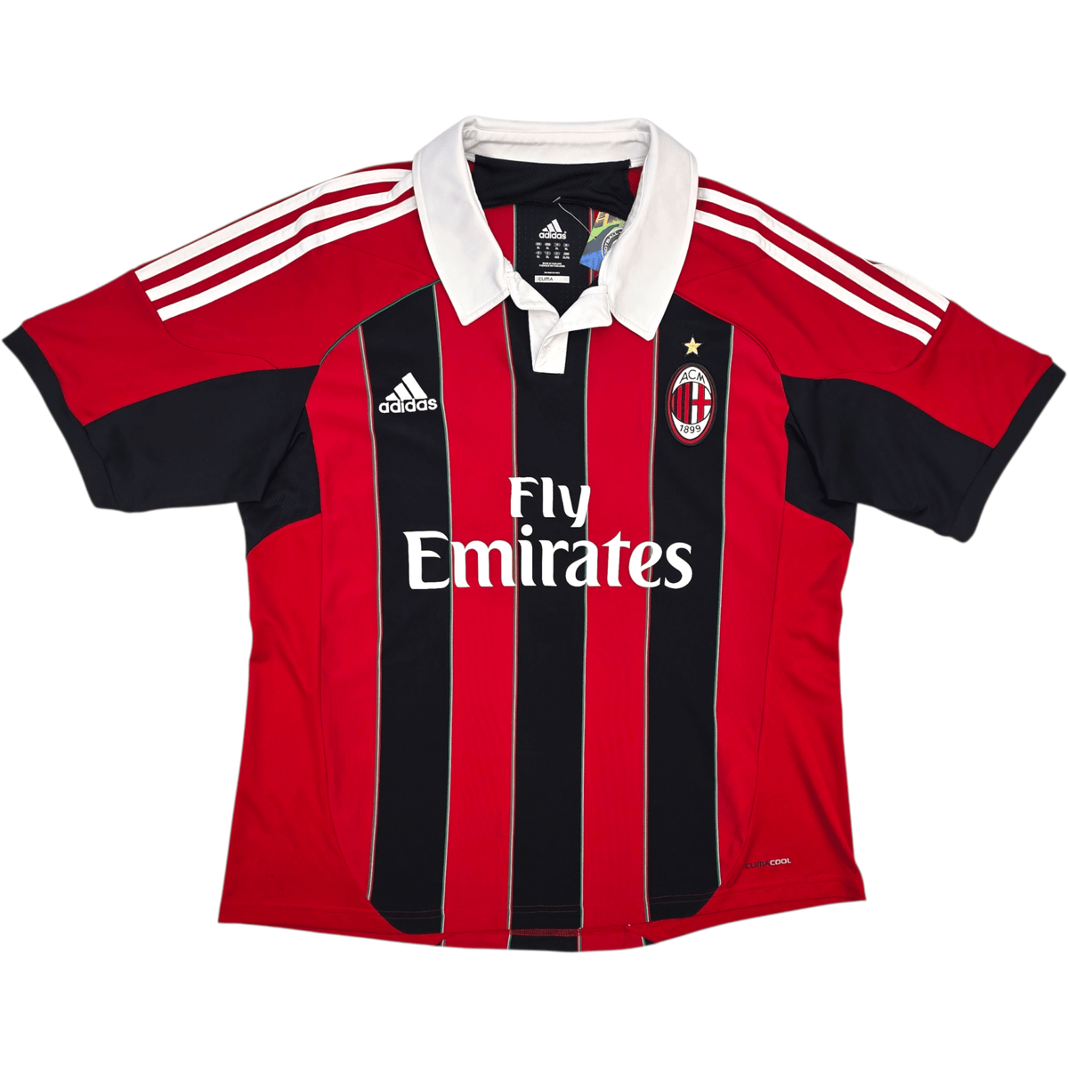 2012/13 AC Milan Home Football Shirt (XL) Adidas 92 El Shaarawy - Football Finery - FF302757