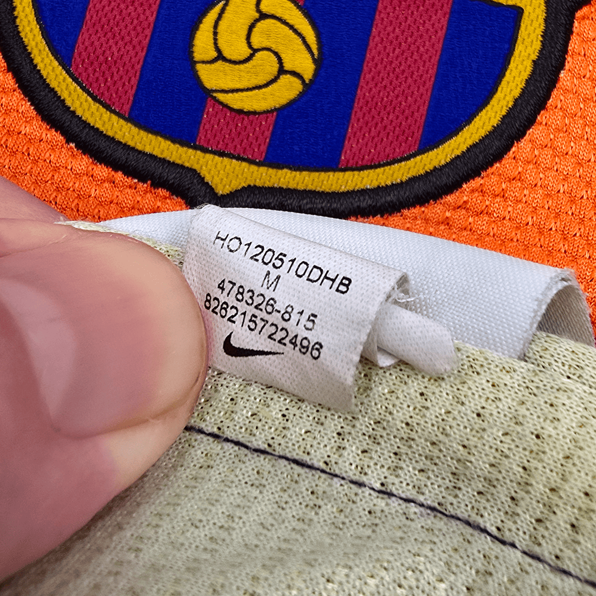 2012/13 Barcelona Away Football Shirt (M) Nike 4 Fabregas - Football Finery - FF303322