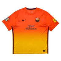 2012/13 Barcelona Away Football Shirt (XL) Nike 7 David Villa - Football Finery - FF302960