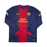 2012/13 Barcelona Home Football Shirt (L) Nike 10 Messi - Football Finery - FF302470