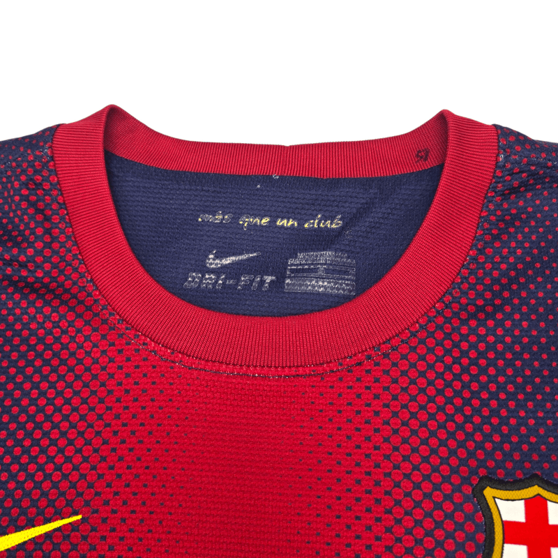 2012/13 Barcelona Home Football Shirt (L) Nike 10 Messi - Football Finery - FF302470