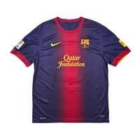 2012/13 Barcelona Home Football Shirt (L) Nike 10 Messi - Football Finery - FF303028