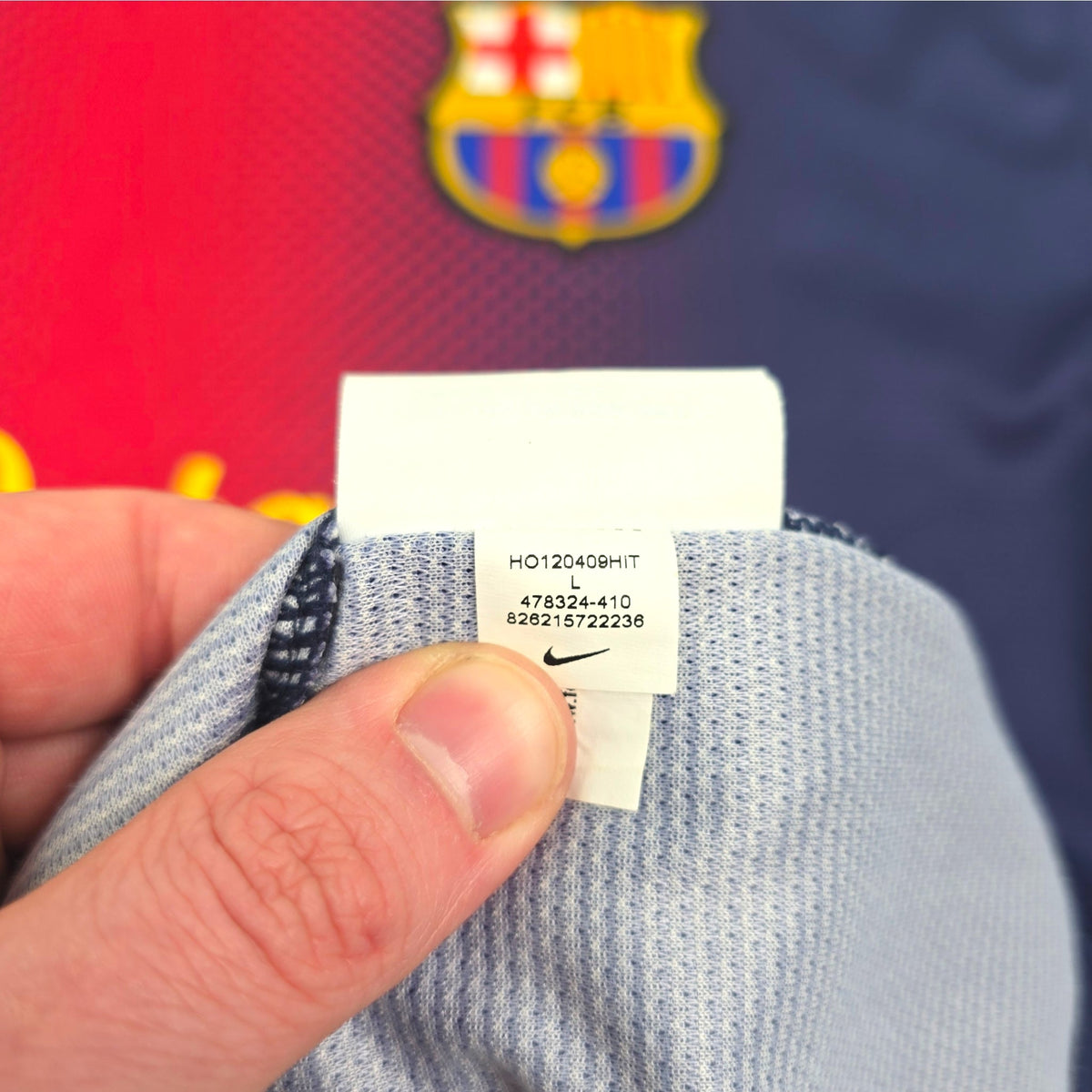 2012/13 Barcelona Home Football Shirt (L) Nike 10 Messi - Football Finery - FF305720