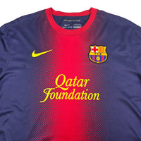 2012/13 Barcelona Home Football Shirt (L) Nike 10 Messi - Football Finery - FF305720