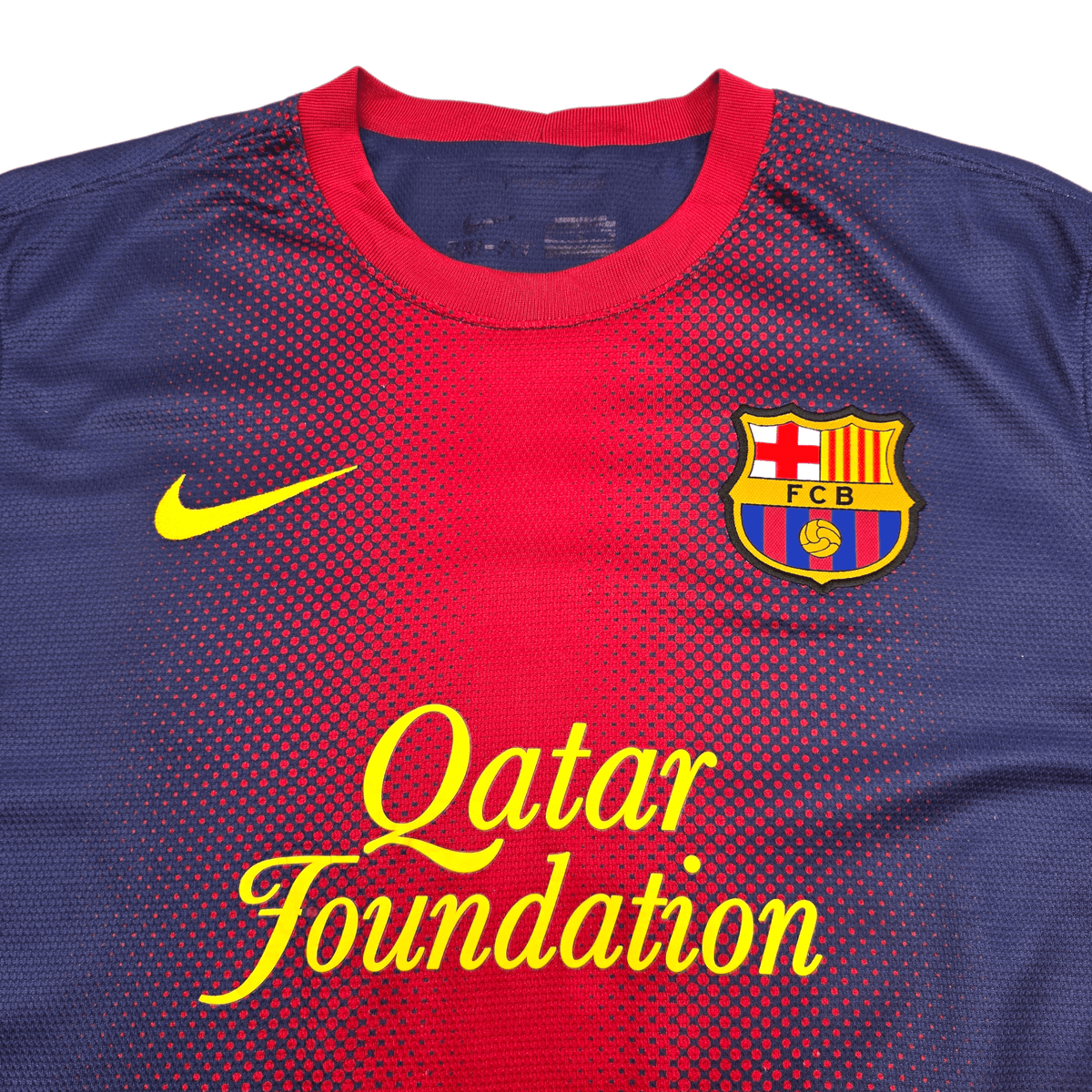 2012/13 Barcelona Home Football Shirt (M) Nike 10 Messi - Football Finery - FF303482