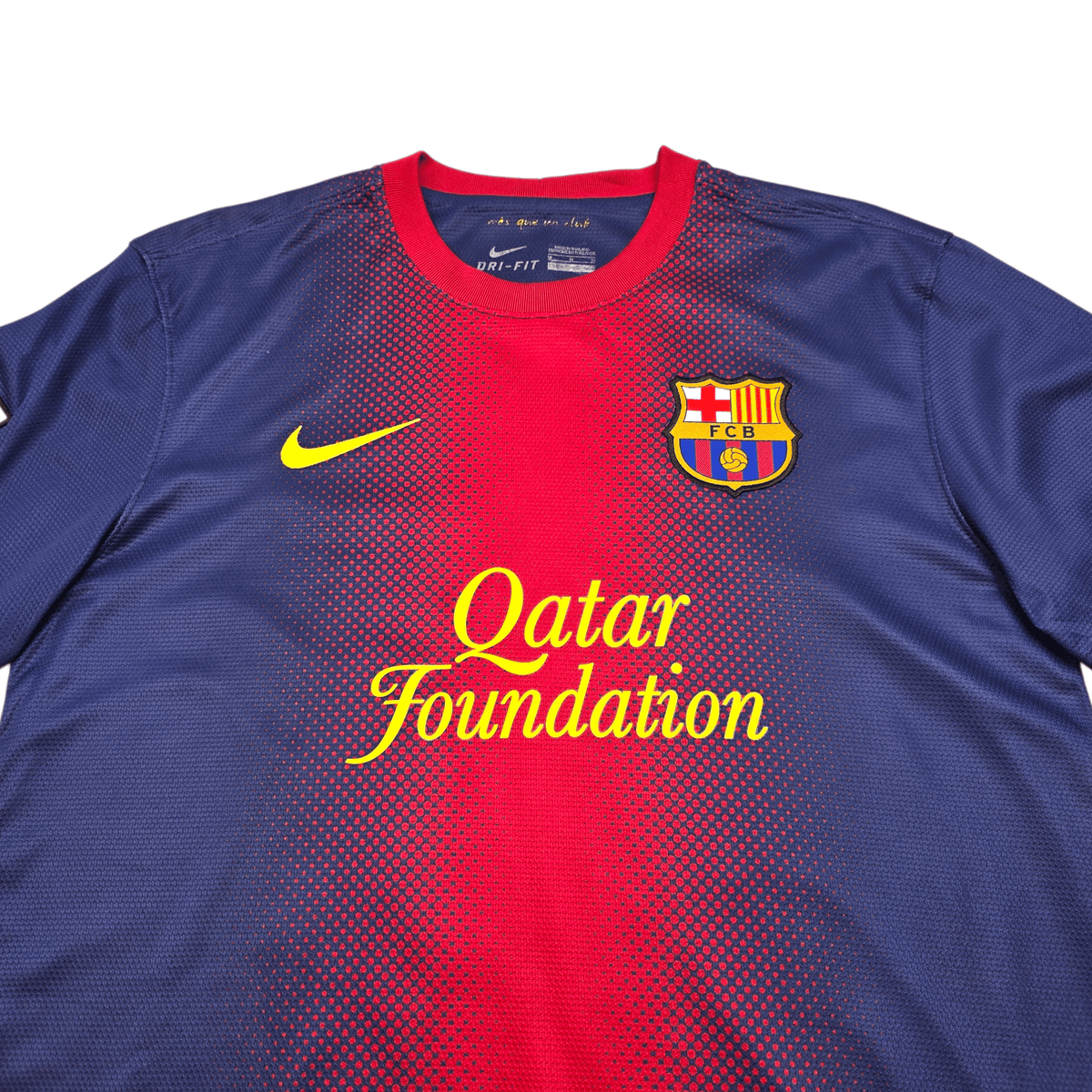 2012/13 Barcelona Home Football Shirt (M) Nike 16 Sergio - Football Finery - FF303486