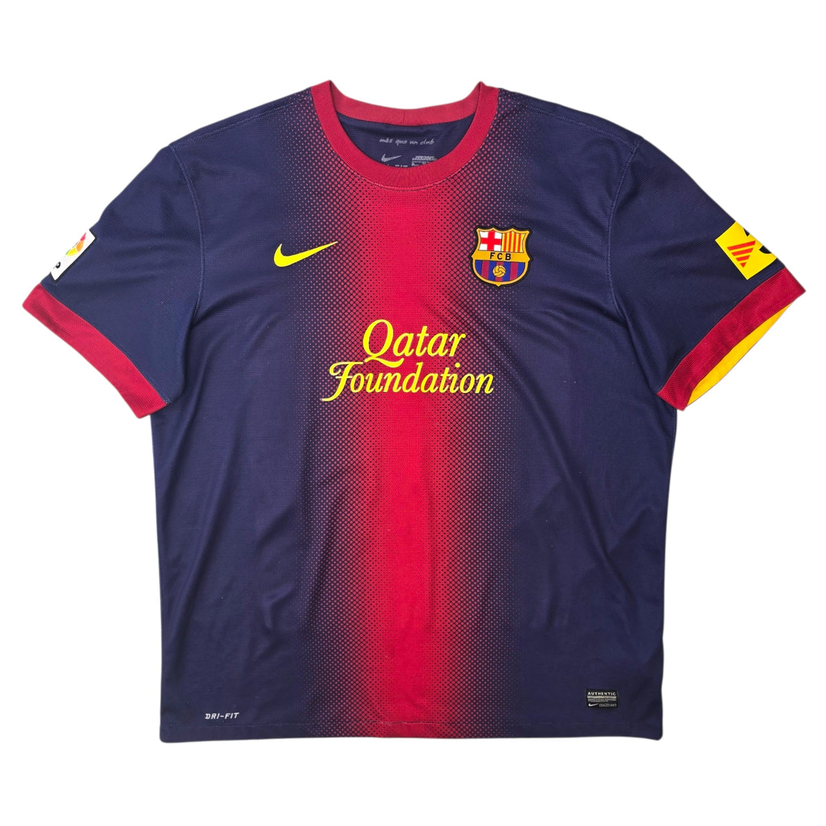 2012/13 Barcelona Home Football Shirt (XL) Nike 10 Messi - Football Finery - FF306112