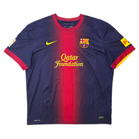 2012/13 Barcelona Home Football Shirt (XL) Nike 10 Messi - Football Finery - FF306112