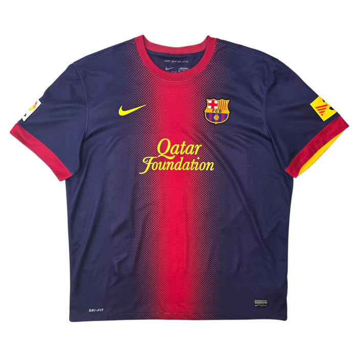 2012/13 Barcelona Home Football Shirt (XL) Nike 10 Messi - Football Finery - FF306112