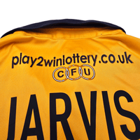 2012/13 Cambridge United Home Football Shirt (L) Burrda 16 Jarvis (Matchworn/Signed) - Football Finery - FF303474