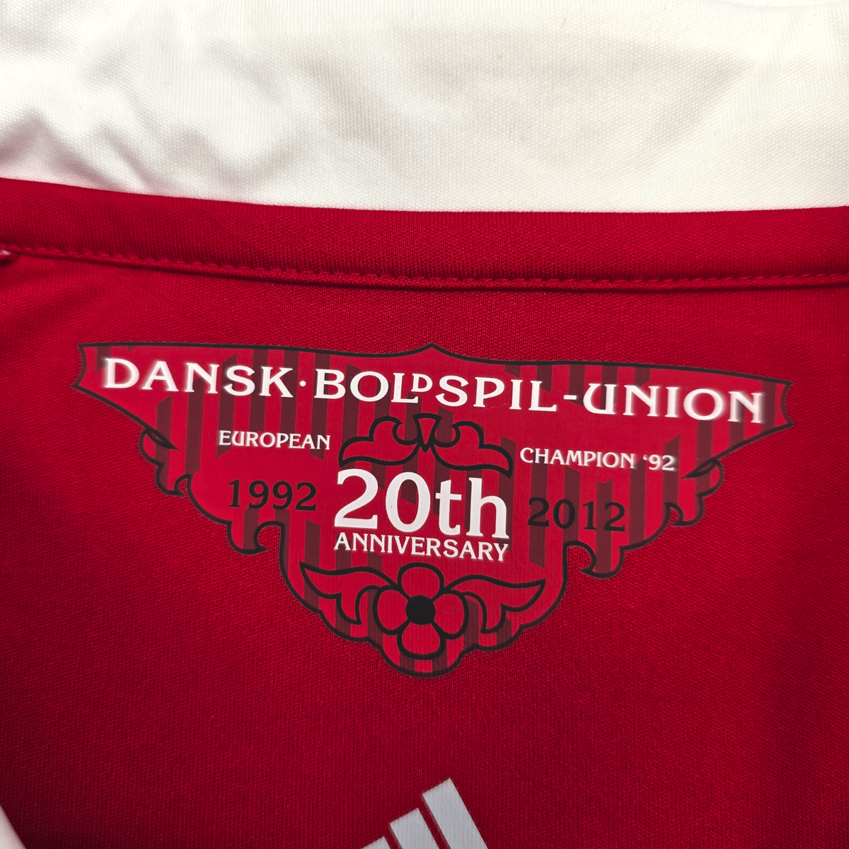 2012/13 Denmark Home Football Shirt (L) Adidas (Euro 2012) - Football Finery - FF304377