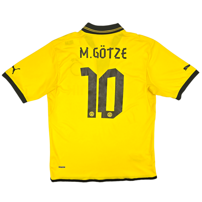 2012/13 Dortmund Home Football Shirt (L) Puma 10 Götze - Football Finery - FF302720