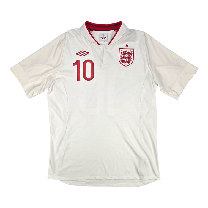 2012/13 England Home Football Shirt (XL) Umbro 10 Rooney - Football Finery - FF300925