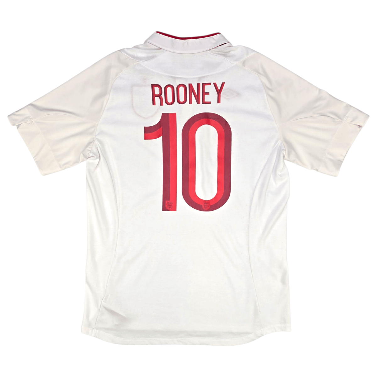 2012/13 England Home Football Shirt (XL) Umbro 10 Rooney - Football Finery - FF300925