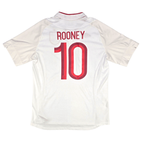 2012/13 England Home Football Shirt (XL) Umbro 10 Rooney - Football Finery - FF300925