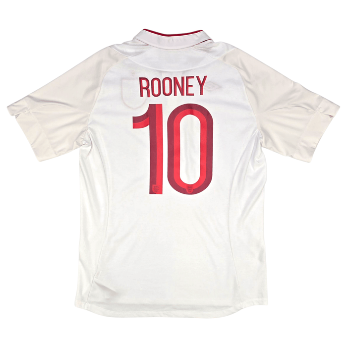 2012/13 England Home Football Shirt (XL) Umbro 10 Rooney - Football Finery - FF300925