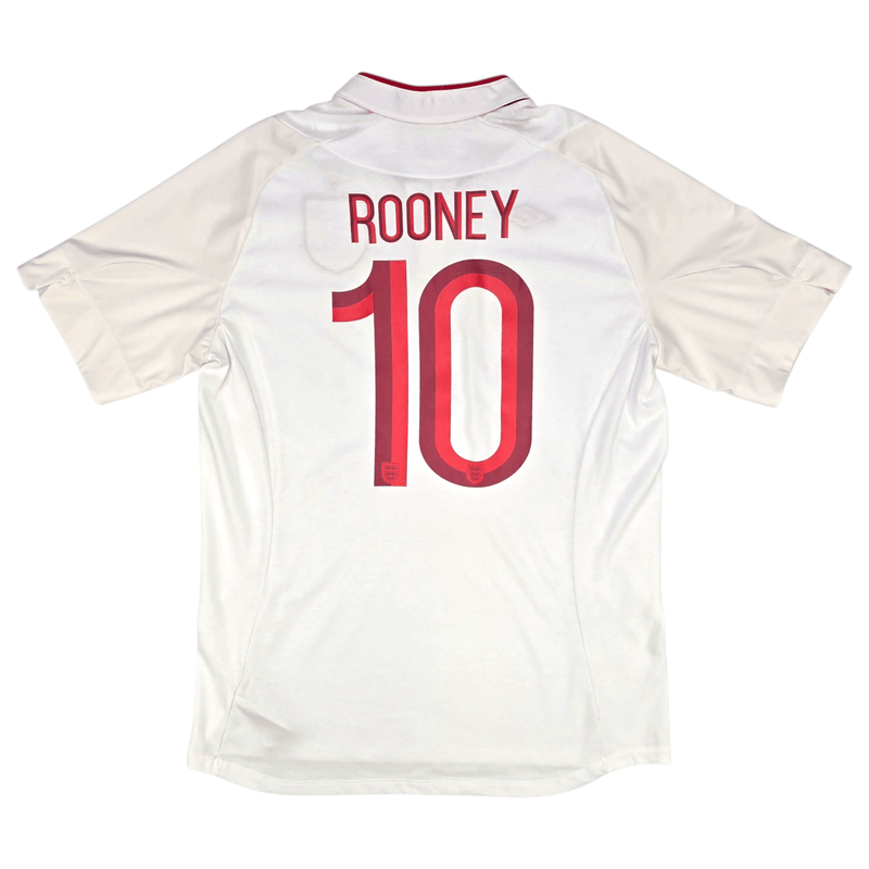 2012/13 England Home Football Shirt (XL) Umbro 10 Rooney - Football Finery - FF300925