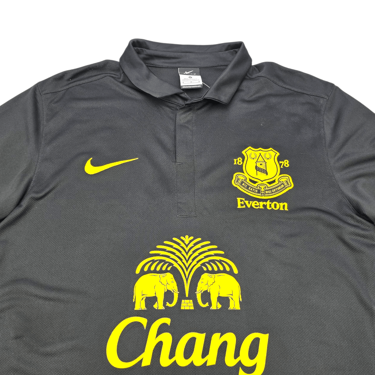 2012/13 Everton Away Football Shirt (M) Nike 3 Baines - Football Finery - FF302127