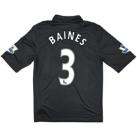 2012/13 Everton Away Football Shirt (M) Nike 3 Baines - Football Finery - FF302127