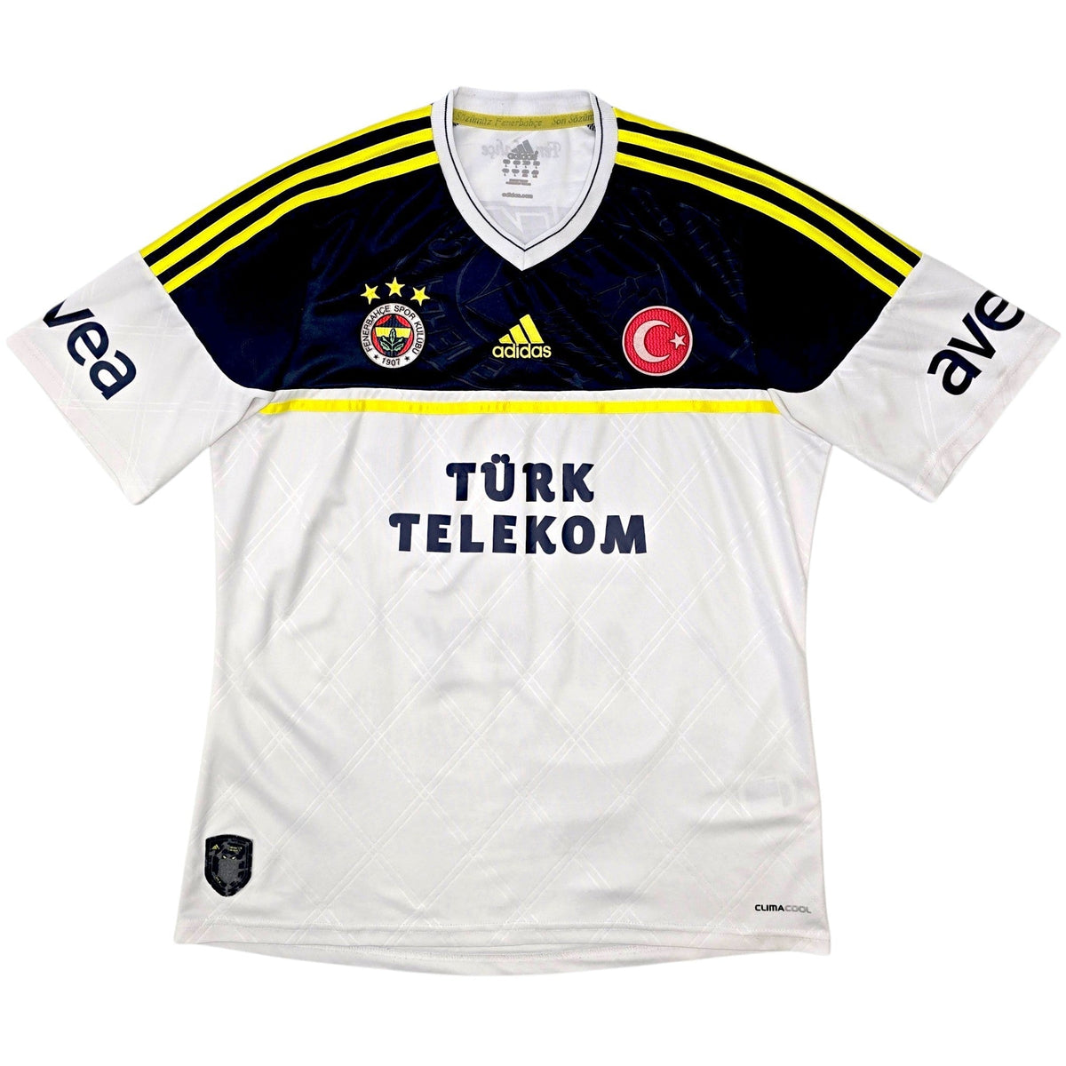 2012/13 Fenerbahce Away Football Shirt (L) Adidas 10 Alex - Football Finery - FF306454