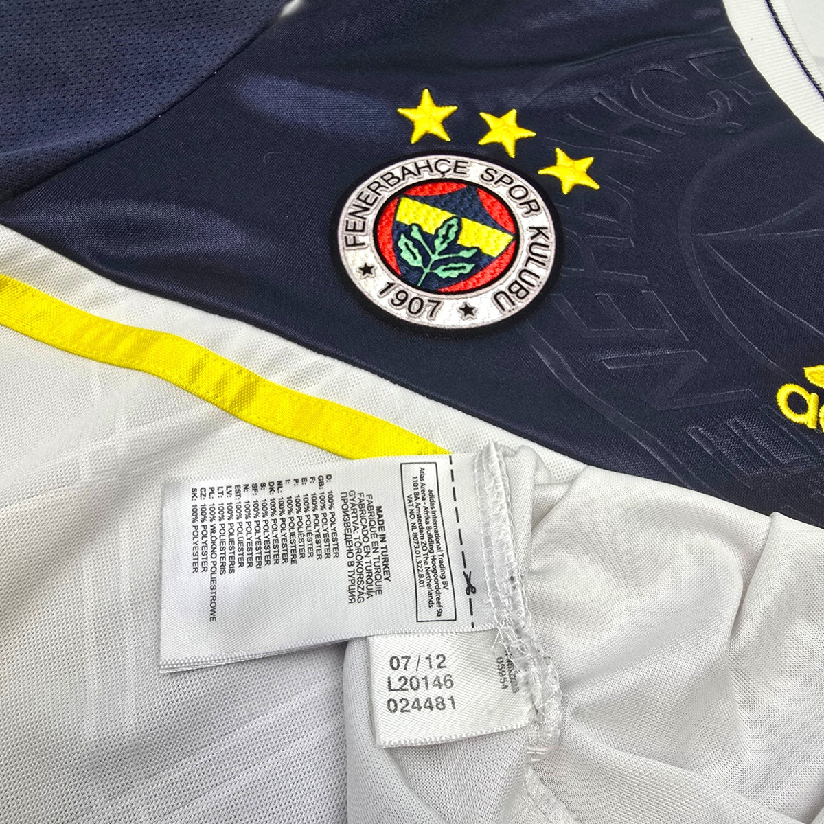 2012/13 Fenerbahce Away Football Shirt (L) Adidas 10 Alex - Football Finery - FF306454