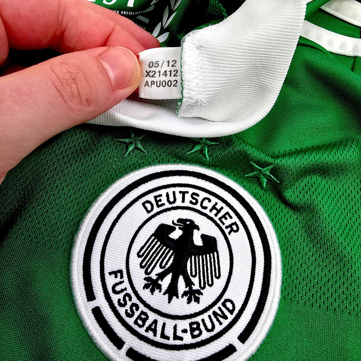 2012/13 Germany Away Football Shirt (M) Adidas - Football Finery - FF305315