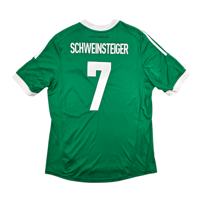 2012/13 Germany Away Football Shirt (XL) Adidas 7 Schweinsteiger - Football Finery - FF303641