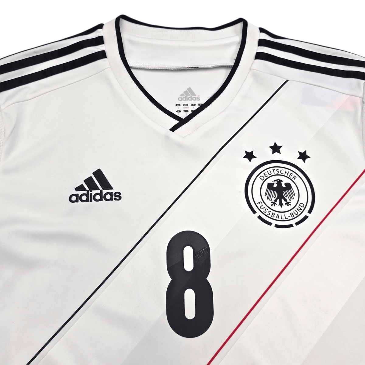 2012/13 Germany Home Football Shirt (S) Adidas 8 Ozil - Football Finery - FF303931