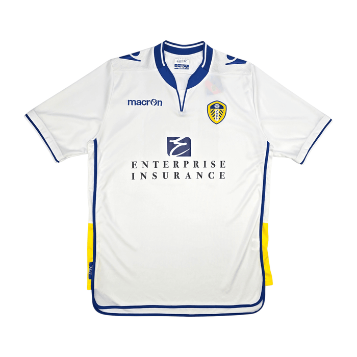 2012/13 Leeds United Home Football Shirt (XL) Macron 10 Becchio - Football Finery - FF303195