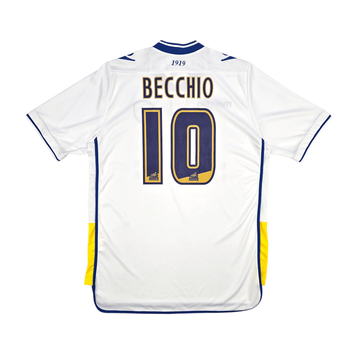 2012/13 Leeds United Home Football Shirt (XL) Macron 10 Becchio - Football Finery - FF303195
