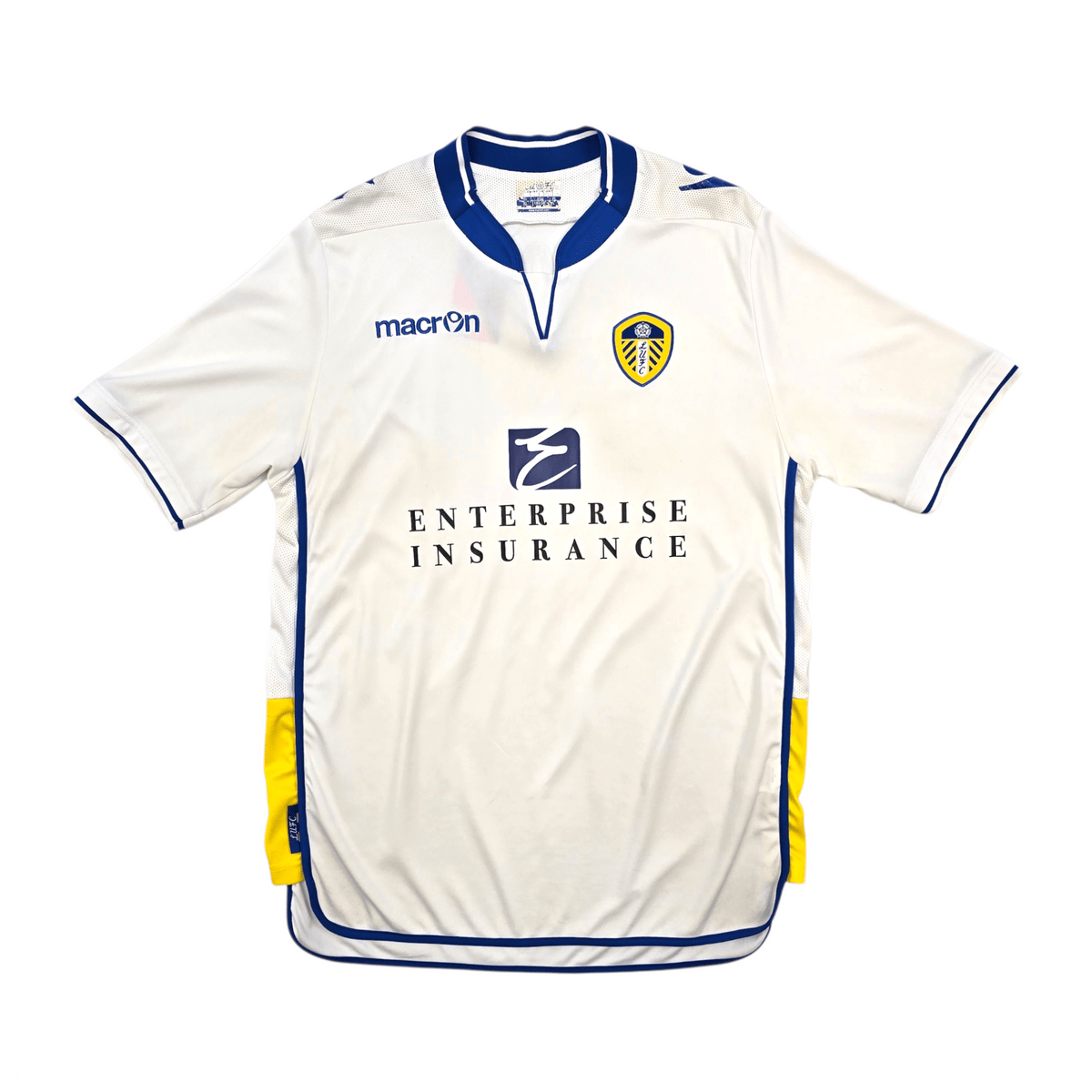 2012/13 Leeds United Home Football Shirt (XL) Macron 21 Diouf - Football Finery - FF303196