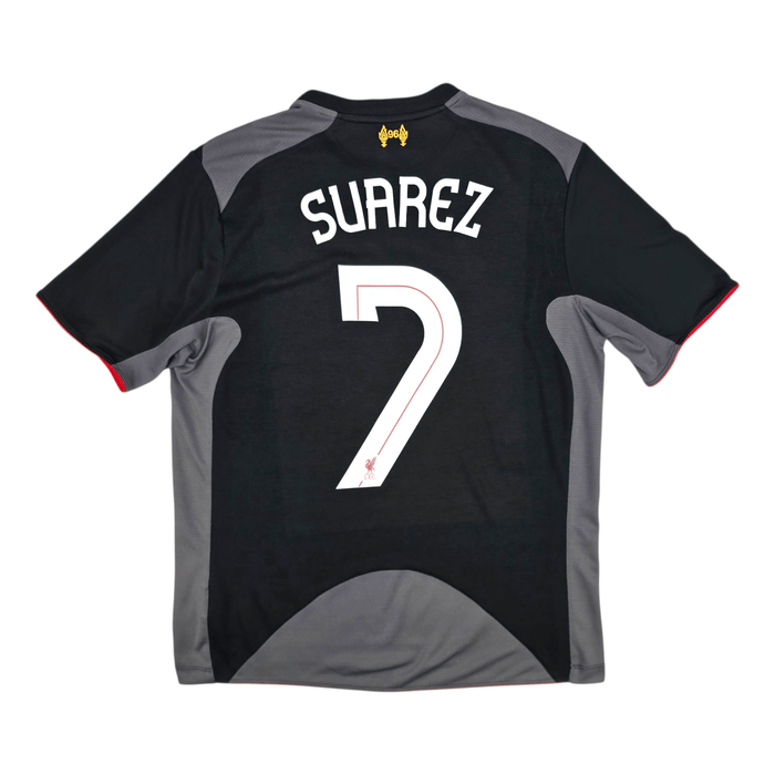 2012/13 Liverpool Away Football Shirt (M) Warrior 7 Suárez - Football Finery - FF301165