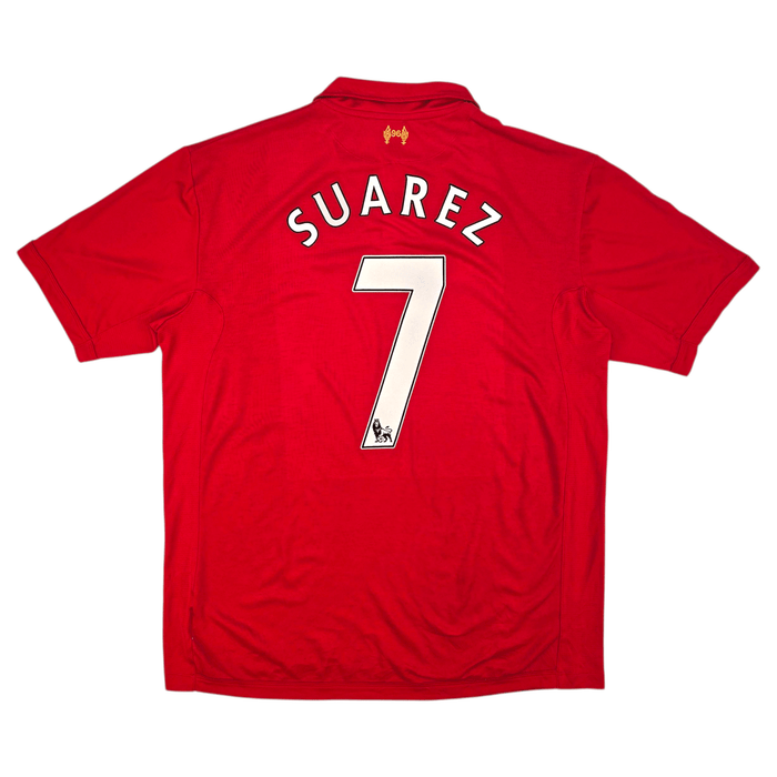 2012/13 Liverpool Home Football Shirt (2XL) Warrior 7 Suarez - Football Finery - FF303034