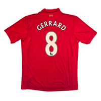2012/13 Liverpool Home Football Shirt (XL) Warrior 8 Gerrard - Football Finery - FF304672