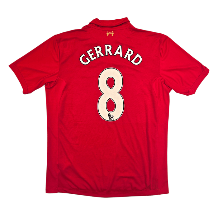2012/13 Liverpool Home Football Shirt (XL) Warrior 8 Gerrard - Football Finery - FF304672