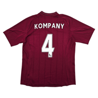 2012/13 Manchester City Away Football Shirt (M) Umbro 4 Kompany - Football Finery - FF304679