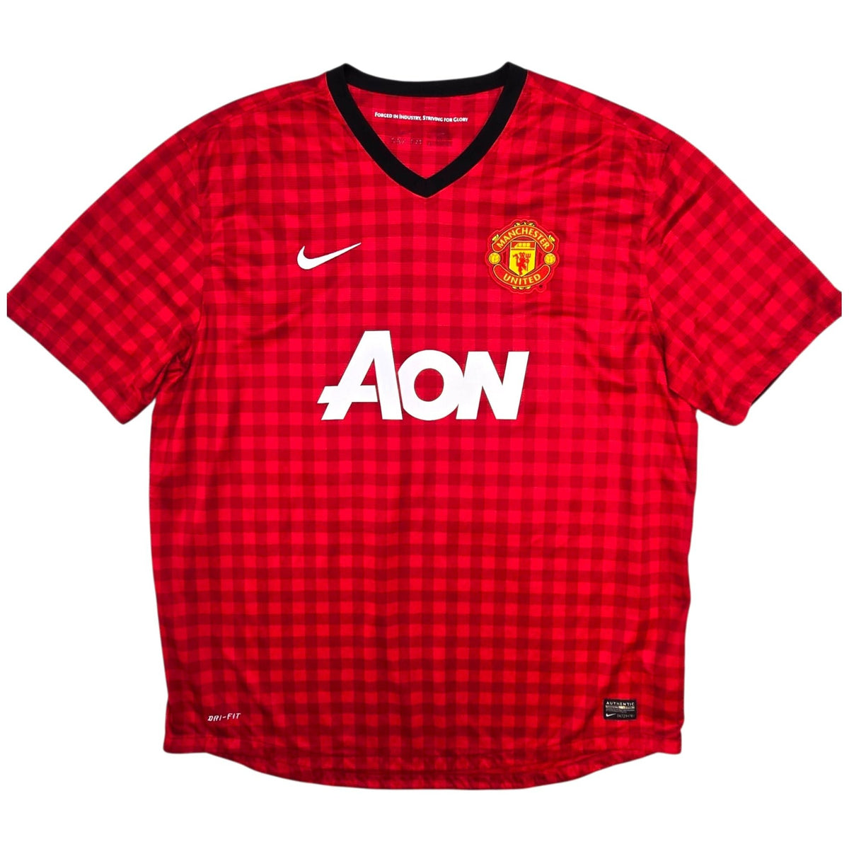 2012/13 Manchester United Home Football Shirt (2XL) Nike 20 v. Persie - Football Finery - FF306634