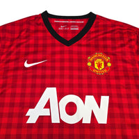 2012/13 Manchester United Home Football Shirt (L) Nike 18 Young - Football Finery - FF304681
