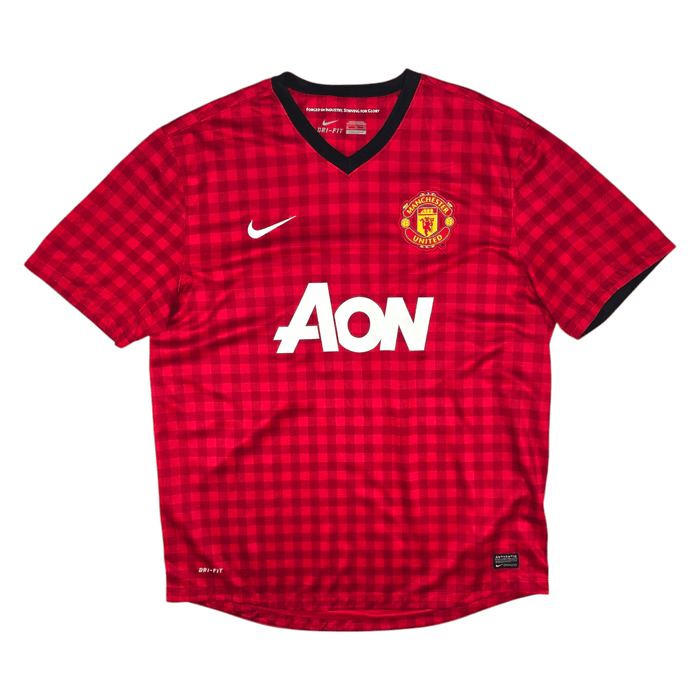 2012/13 Manchester United Home Football Shirt (XL) Nike 10 Rooney - Football Finery - FF301089