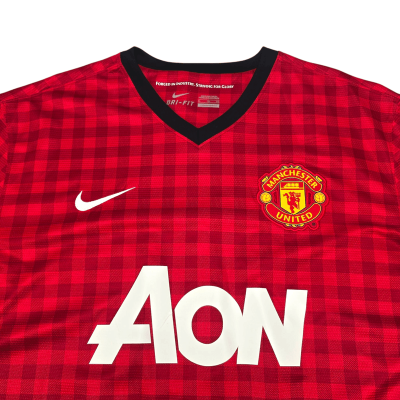 2012/13 Manchester United Home Football Shirt (XL) Nike 10 Rooney - Football Finery - FF301089