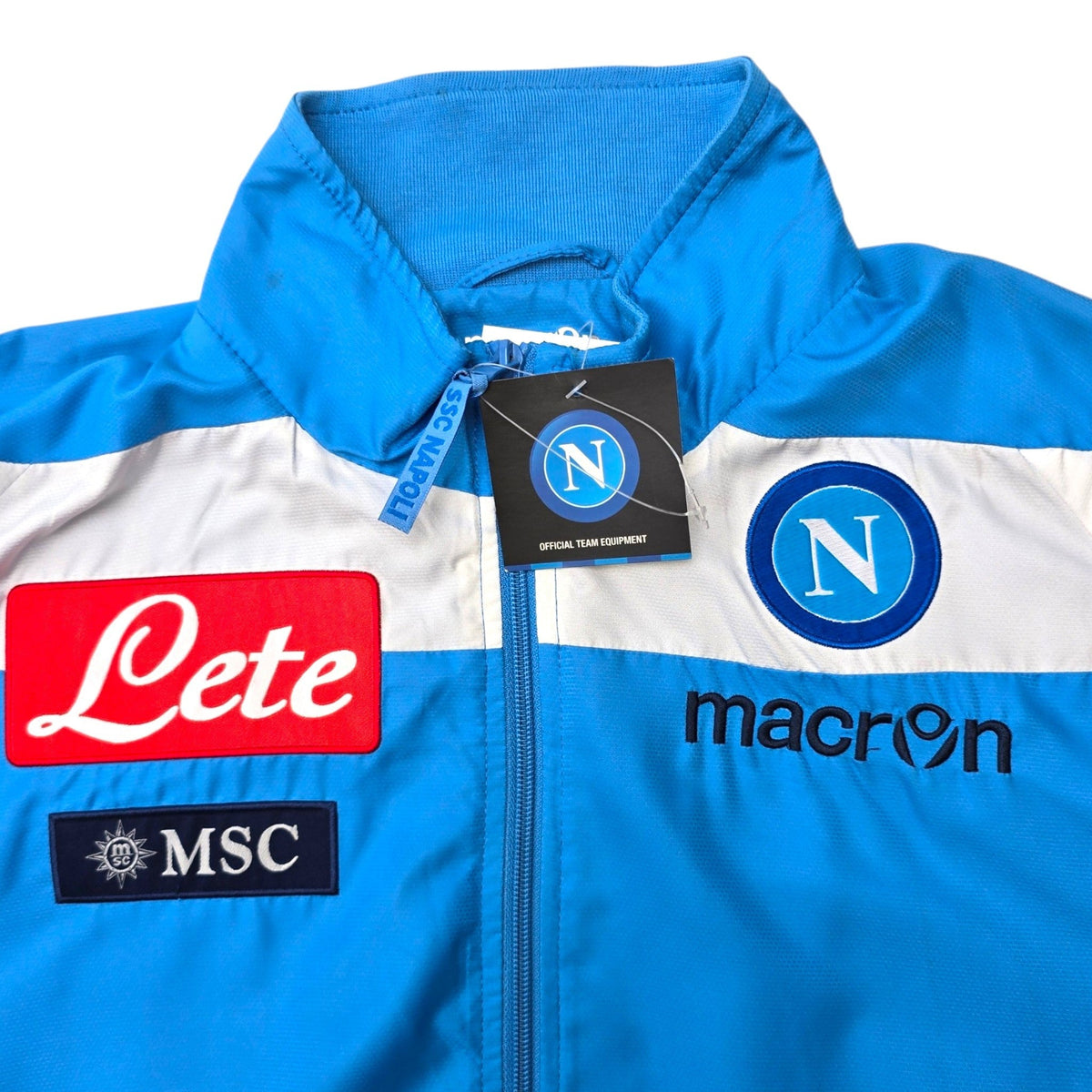 2012/13 Napoli Training Jacket (L) Macron (BNWTs) - Football Finery - FF308182