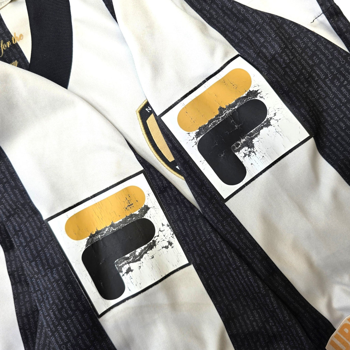 2012/13 Notts County Home Football Shirt (M) Fila #8 (150 Yr Aniversary) - Football Finery - FF307163