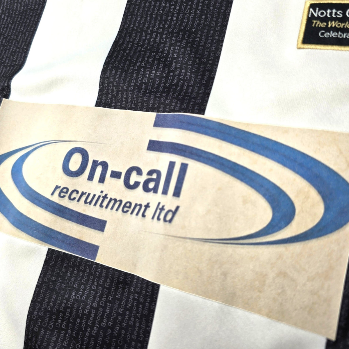 2012/13 Notts County Home Football Shirt (M) Fila #8 (150 Yr Aniversary) - Football Finery - FF307163