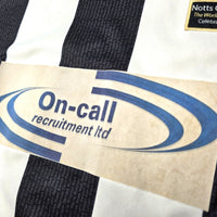 2012/13 Notts County Home Football Shirt (M) Fila #8 (150 Yr Aniversary) - Football Finery - FF307163
