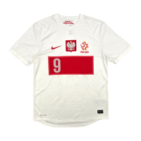 2012/13 Poland Home Football Shirt (M) Nike 9 Lewandowski - Football Finery - FF302684